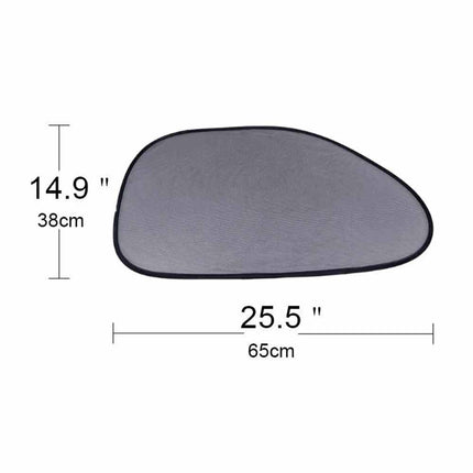 2Pcs Car Sun Shade Cover Blind Mesh Max UV Protection Rear Front Window
