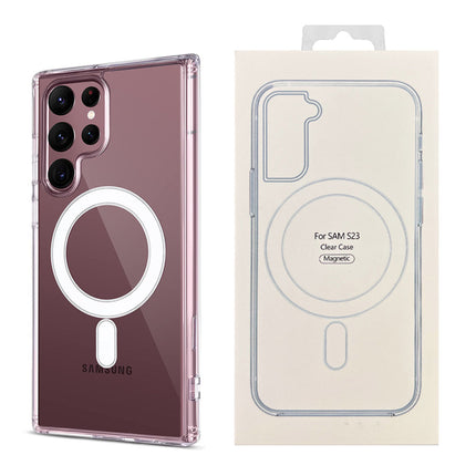 For Galaxy S25 Series: Crystal Clear Magsafe Compatible Case