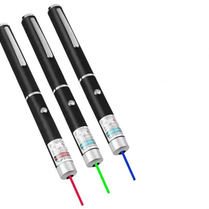 3 Pack Laser Pointer Pen Green Purple Red Light Visible Beam Cat Dog Pet Office