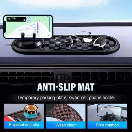 Car Anti-Slip Mat Dashboard Pad with Rotatable Phone GPS Bracket Mount