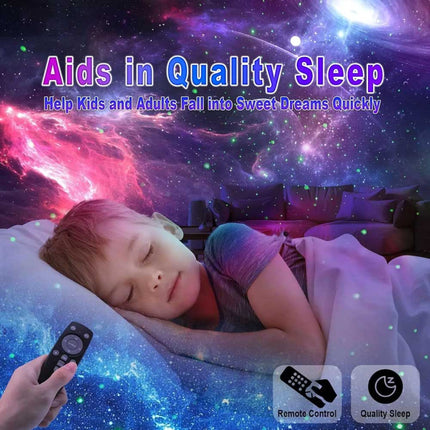 LED Astronaut & Star Projector Light, USB Starry Night Bedside Lamp