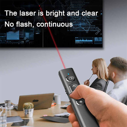 Wireless Presenter Remote Laser Pointer Power Point Clicker PC MAC Laptop