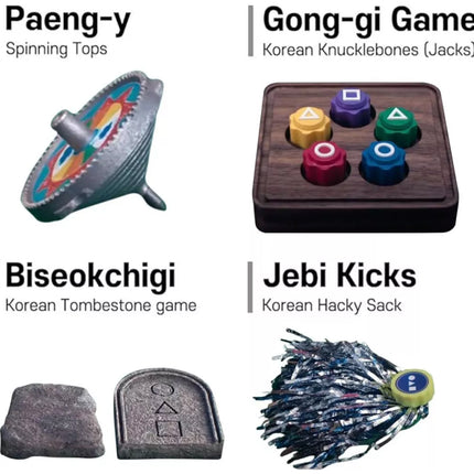 ONE SET Squid Game S2 Gonggi 공기 Korean Jack Stones Game New Viral