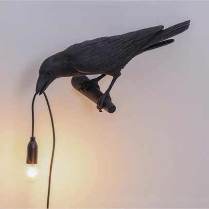 Lucky Bird Resin Wall Lamp Table Lamp Night Light LED Bedside Decor