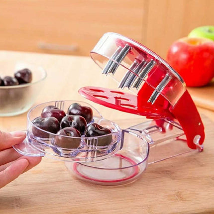 Manual Cherry Pitter Olive Seed Remover, Squeeze Stoner Corer Tool