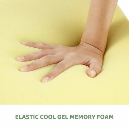 Cool Gel Memory Foam Wedge Elevation Pillow – Leg Raiser Support Cushion