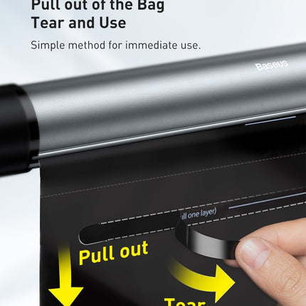 Baseus Car Trash Can Litter Bag Garbage Waste Bin Lid Organizer