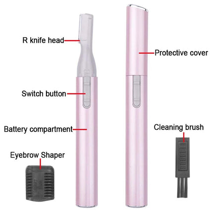 Electric Eyebrow Trimmer for Women, Facial Hair Remover Shaver