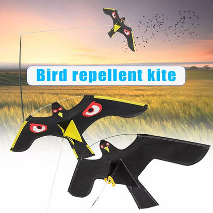 Outdoor Bird Repeller Hawk Kite Scarecrow for Yard and Home