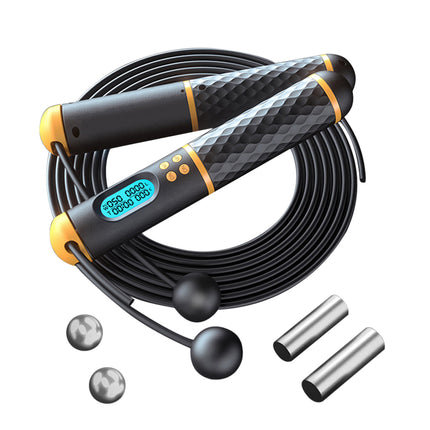 2-in-1 Cordless Jump Rope with Digital Counter & Calorie Count