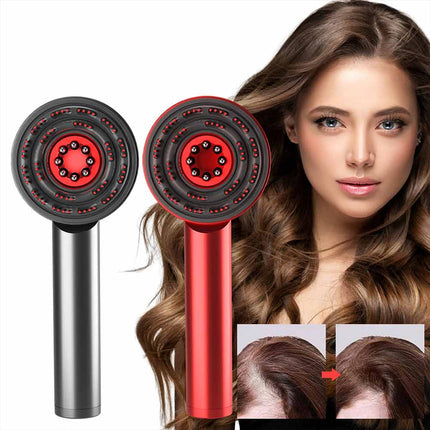 Professional Red Light Therapy Brush Comb for Scalp Massage & Hair Growth