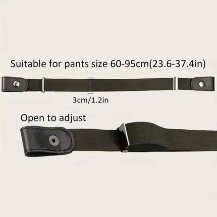Traceless Invisible Elastic Belt for Women's Jeans & Men's Pants