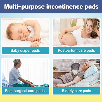 40/80/120/160PK Adult Incontinence Pee Pads Disposable Bed Underpads