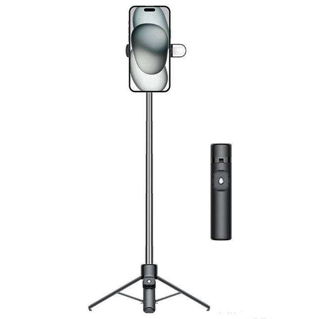 Bluetooth Wireless Selfie Stick Tripod Extendable with Fill Light Universal