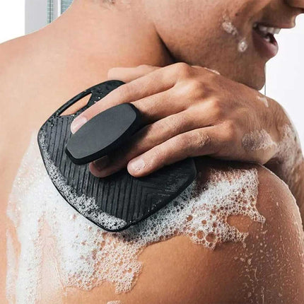 Exfoliating Shower Scrubber, Silicone Body Washing Massage Sponge