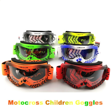 Motocross Goggles for Kids, Dirt Bike Motorbike Ski Helmet Glasses