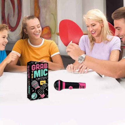 Grab The Mic Lucky Egg Exciting Family Game 4 People Who Can't Sing
