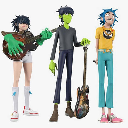 Gorillaz Band Action Figures Murdoc Russel Noodle 2D Rock Band Toys