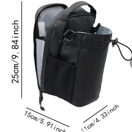 Magnetic Water Bottle Sling Bag, Crossbody for Gym Outdoor Phone & Keys