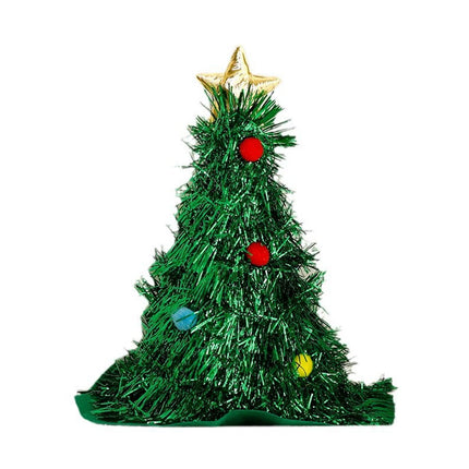 Christmas Tree Hat Fancy Xmas Headwear Party Costume New Year Decor