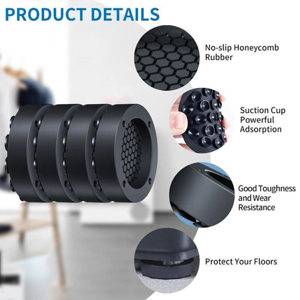 4Pcs Washing Machine Foot Pads Anti Vibration Support Mat Leg Stopper