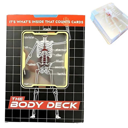 3D Human Anatomy Cards The Body Deck It's What's Inside That Counts