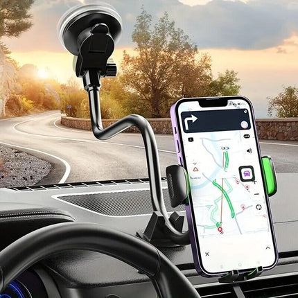 Car Phone Holder Gooseneck Suction Mount Long Arm for Windscreen Dashboard