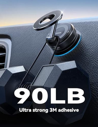 JOYROOM 360° Magnetic Car Mount, MagSafe Suction Cup Holder for iPhone Android