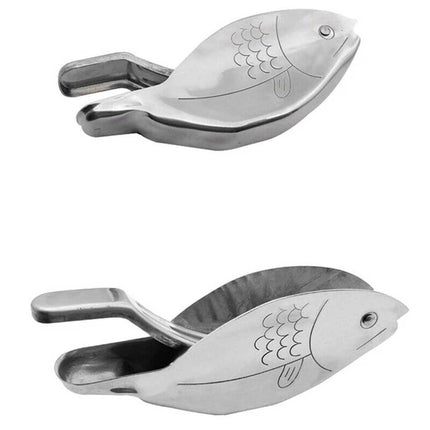 Fish Shape Stainless Steel Lemon Juicer Manual Lime Squeezer Press Tool
