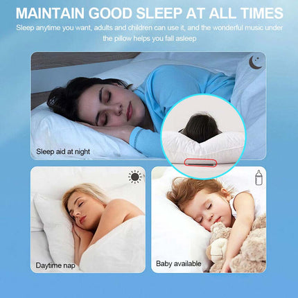 Mini Portable Bone Conduction Speaker Under Pillow Travel Sleep Aid