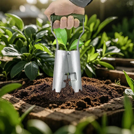 Hand Bulb Planter Soil Insertion Flower Grass Planting Spade Garden Tool