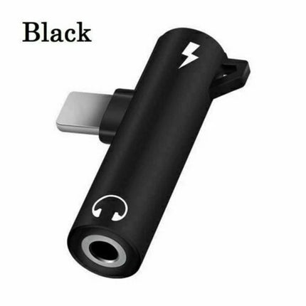 2-in-1 Adapter Splitter Audio Charger 3.5mm for iPhone 14/13/12/11