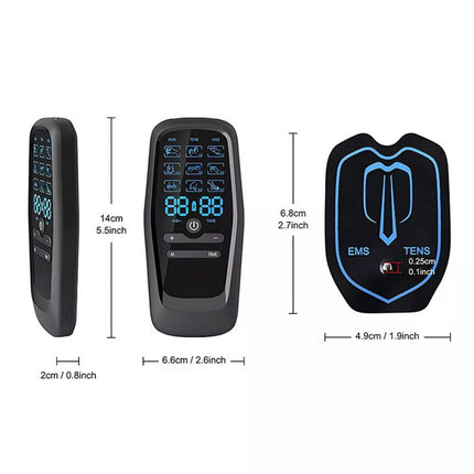 Electric Muscle Stimulator TENS Machine Back Pain Therapy Pulse Massager