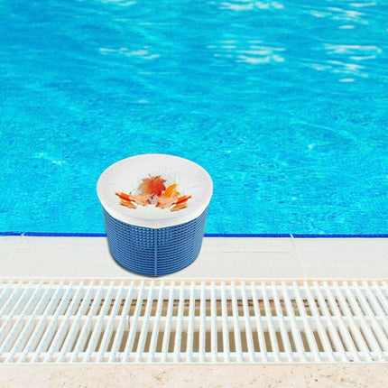30/40/60 Pack Pool Skimmer Socks, Fine Mesh Filter Basket Saver White