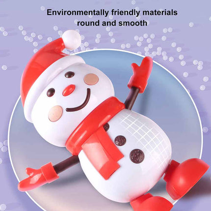 Musical Electric Snowman Dance Toy Xmas Decoration Gift for Children