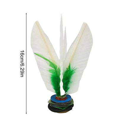 5PCS Goose Feather Jianzi Kick Shuttlecock Outdoor Foot Sport 16CM