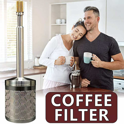 Travel Coffee Maker Portable Final Press Reusable Filter Coffee Brewer