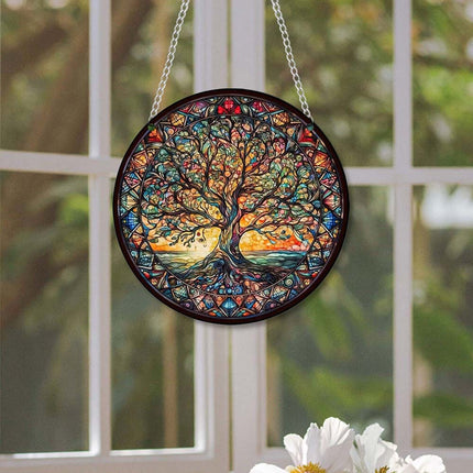 3Pack Tree of Life Home Garden Wall Art, Indoor Outdoor Acrylic Ornament