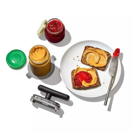 Effortless Jar Opener Easy Grip Lid Removal Tool for Weak Hands