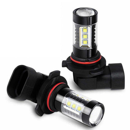 2PCS 9006 HB4 LED Bulbs 6500K White for Car Fog Light Headlight