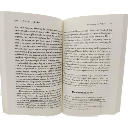 Die with Zero English Version How to Spend Money Without Regret Life Book