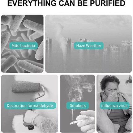 Medical Grade HEPA Air Purifier For Large Room Home Smoke Odor Pet