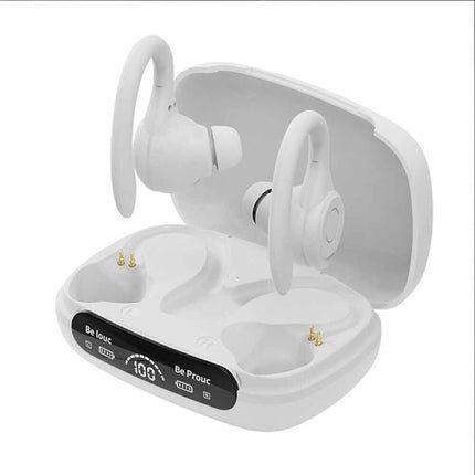Wireless Bluetooth 5.3 Sport Earbuds Gym Headphones with Mic Sweatproof