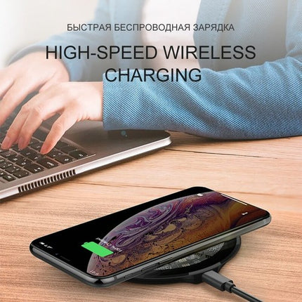 Fast Wireless Charger Pad 30W for iPhone 14 13 12 Pro Samsung S23 Plus