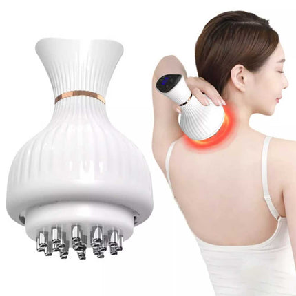 Cordless Handheld Leg Massager, 19-Level Deep Tissue Massage for Men Women
