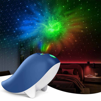 Blue Whale Star Projector Night Light, Galaxy LED Bedroom Ceiling Lamp