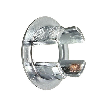 10x Bathroom Basin Sink Overflow Cover Trim Replacement Chrome Plastic
