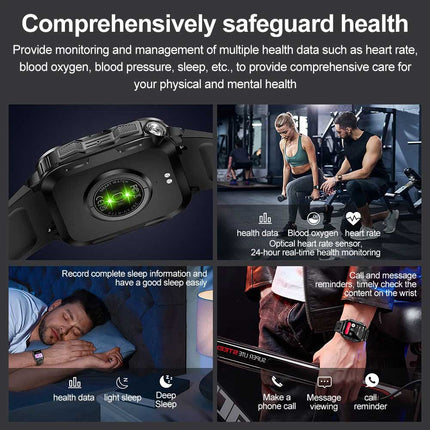 2025 Waterproof Smartwatch Heart Rate Fitness Tracker for Men Women