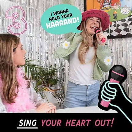 Grab The Mic Lucky Egg Exciting Family Game 4 People Who Can't Sing