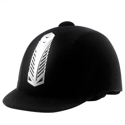 Adjustable Horse Riding Helmet Half Cover Safety Black 58cm